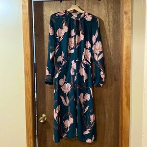 Summer long sleeve floral dress